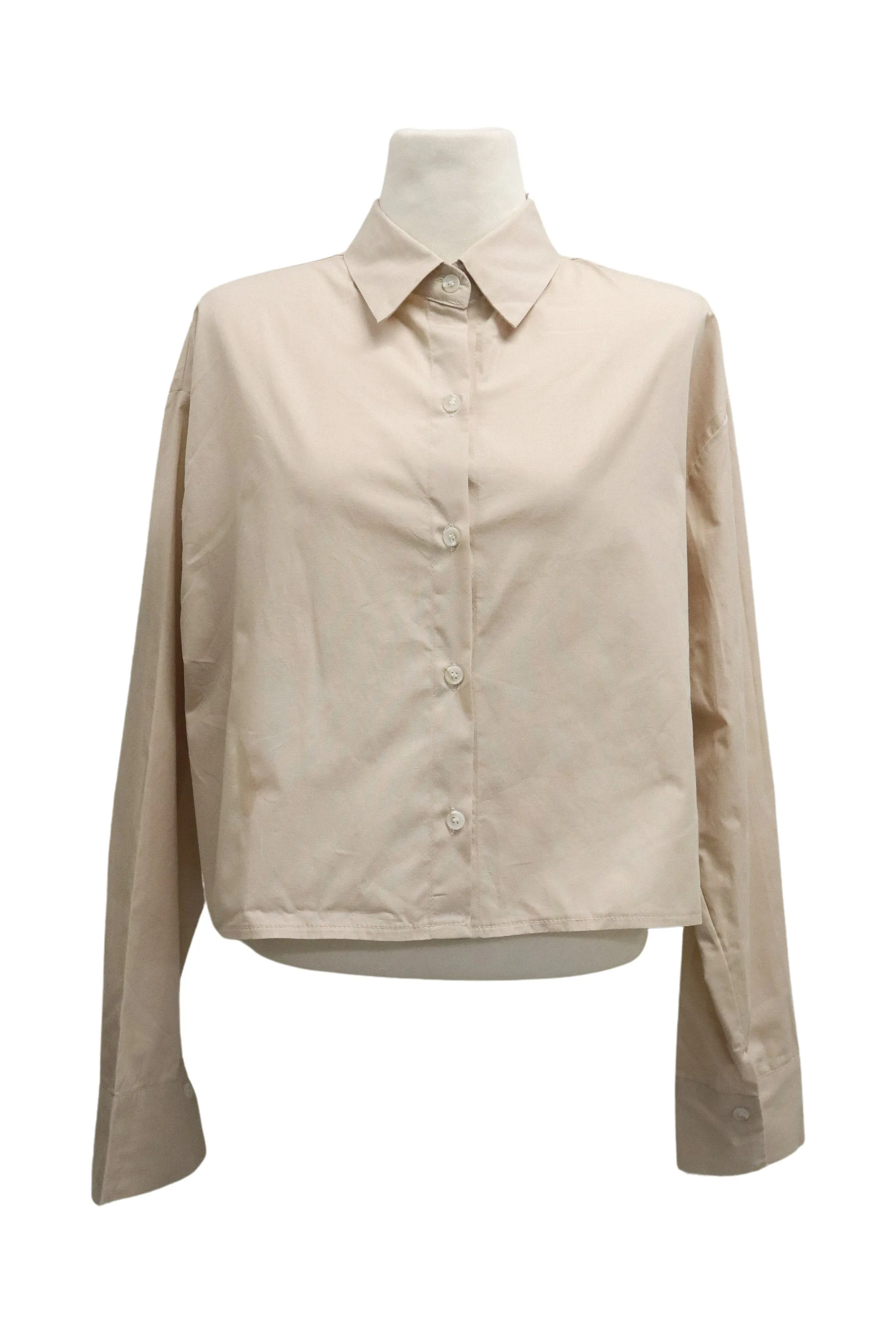 Lucy Open Back Crop Shirt