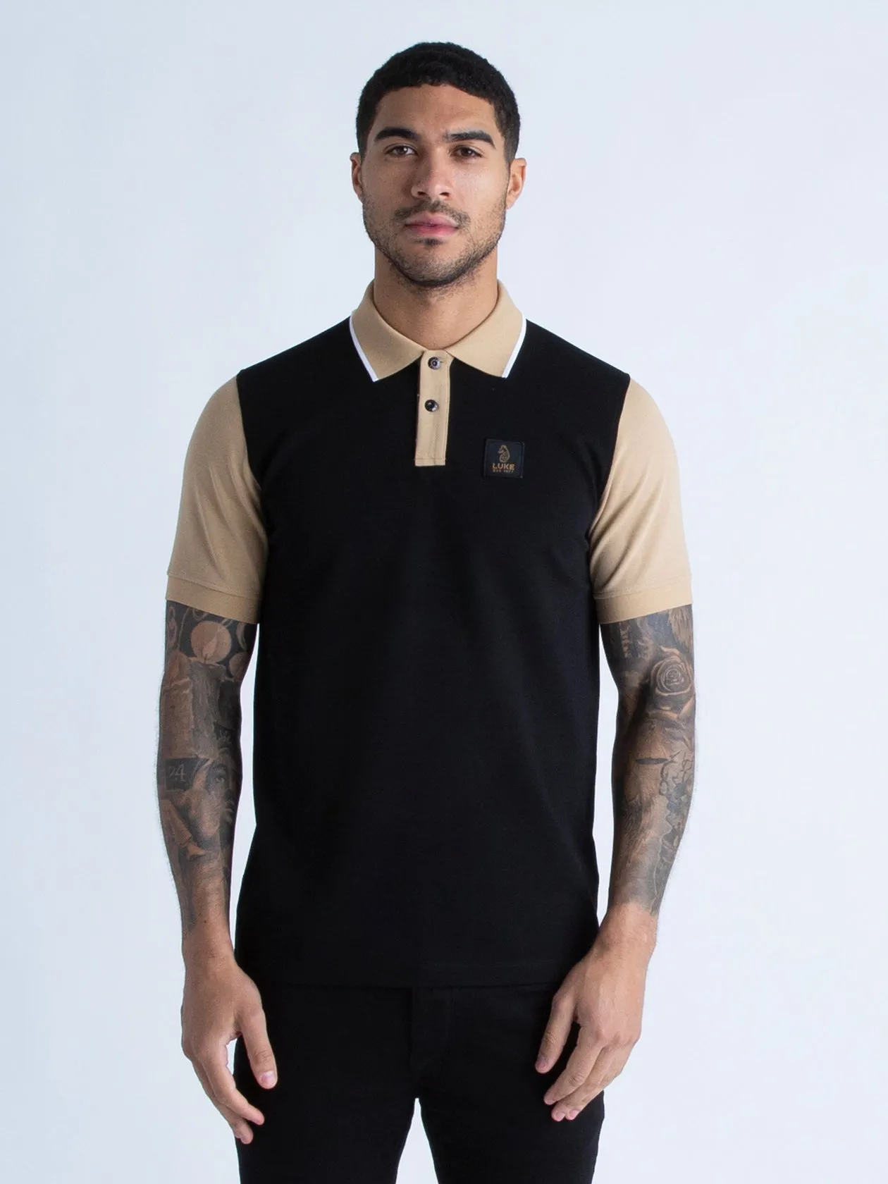 Luke 1977 M741454 Saddleworth Polo Black