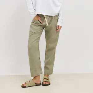 Luxe Linen Pants (Khaki)