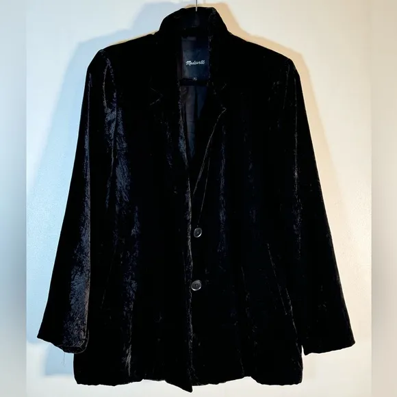 Madewell Velvet Dorset Blazer - Size L