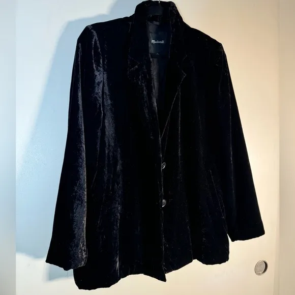 Madewell Velvet Dorset Blazer - Size L