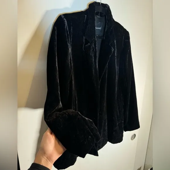Madewell Velvet Dorset Blazer - Size L