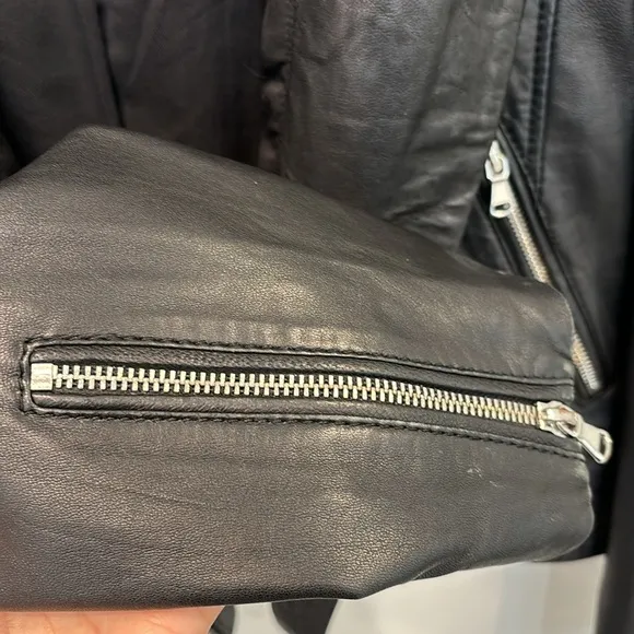 Mango Genuine Leather Jacket