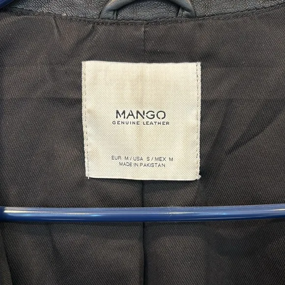 Mango Genuine Leather Jacket