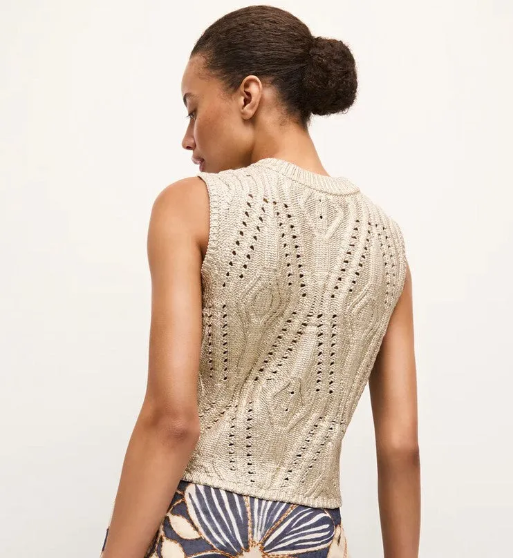 Marie Oliver McGuire Top - Chrome