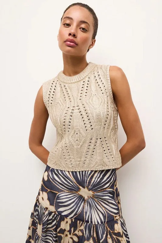 Marie Oliver McGuire Top - Chrome