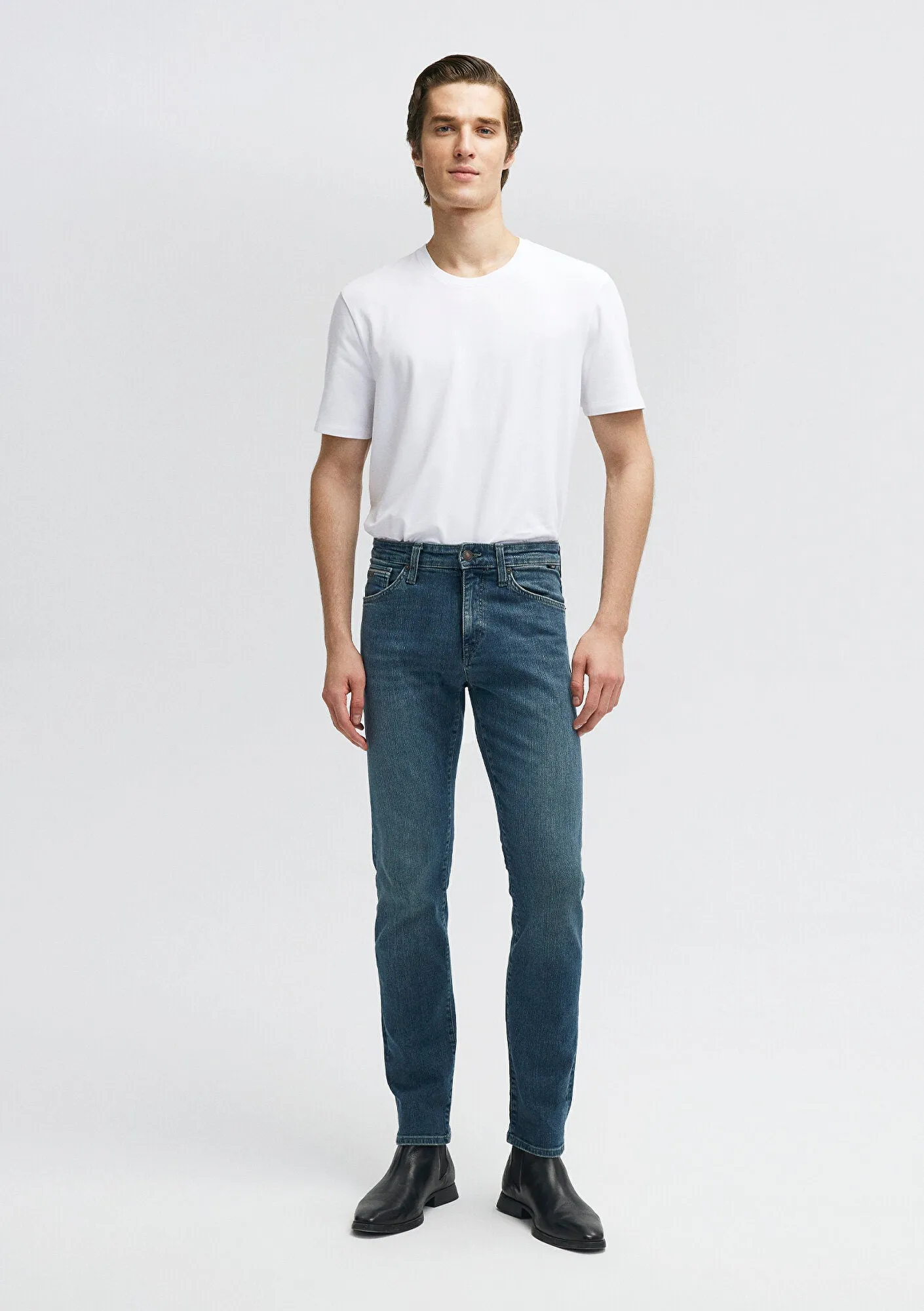 Martin Dark Used Mavi Black Jean Pants