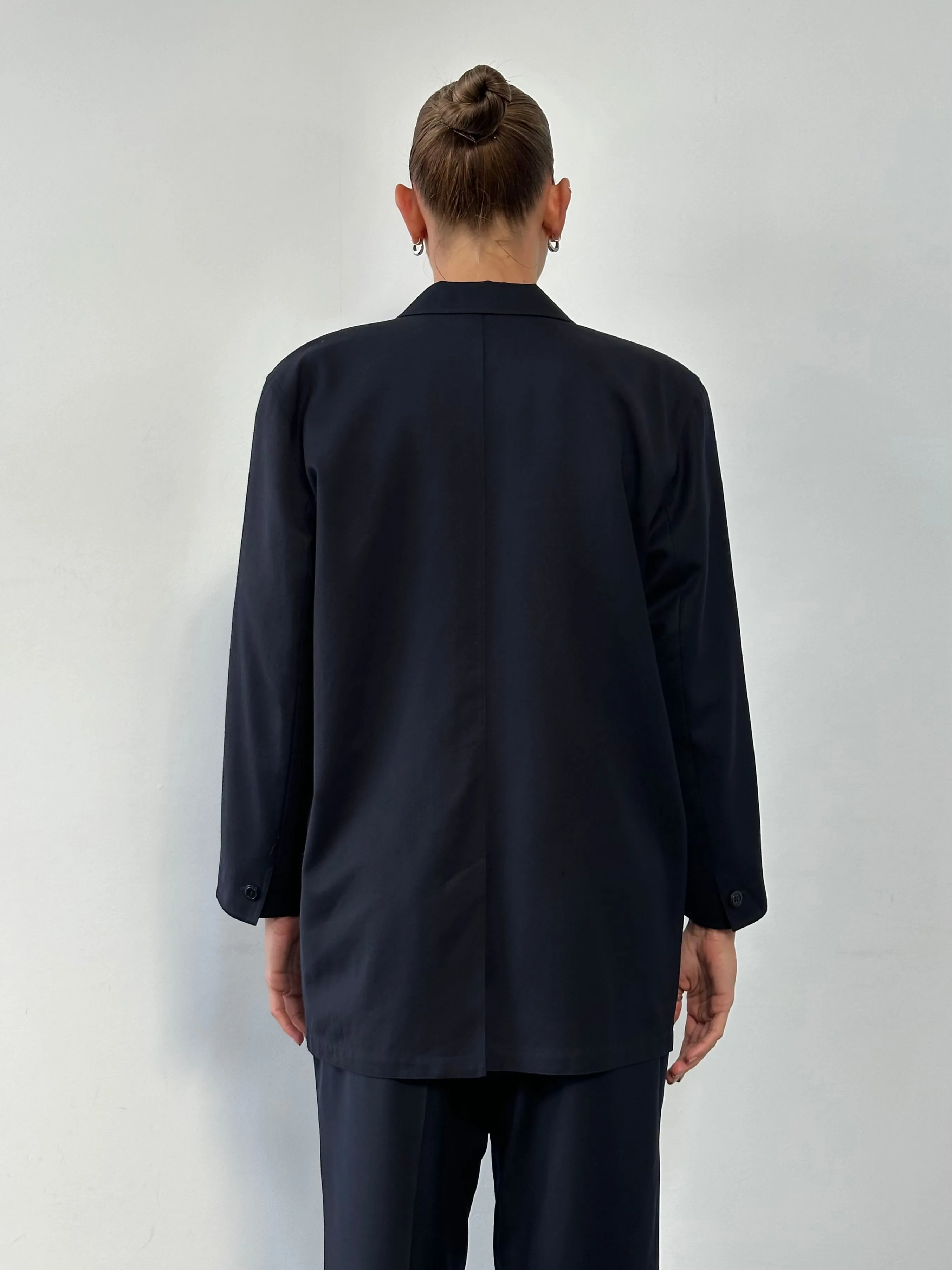 Max Mara Pure Wool Unlined Single Breasted Blazer - M