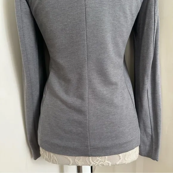 Max Mara Weekend Jersey Knit Blazer Jacket in Grey sz S