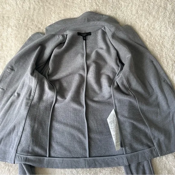 Max Mara Weekend Jersey Knit Blazer Jacket in Grey sz S