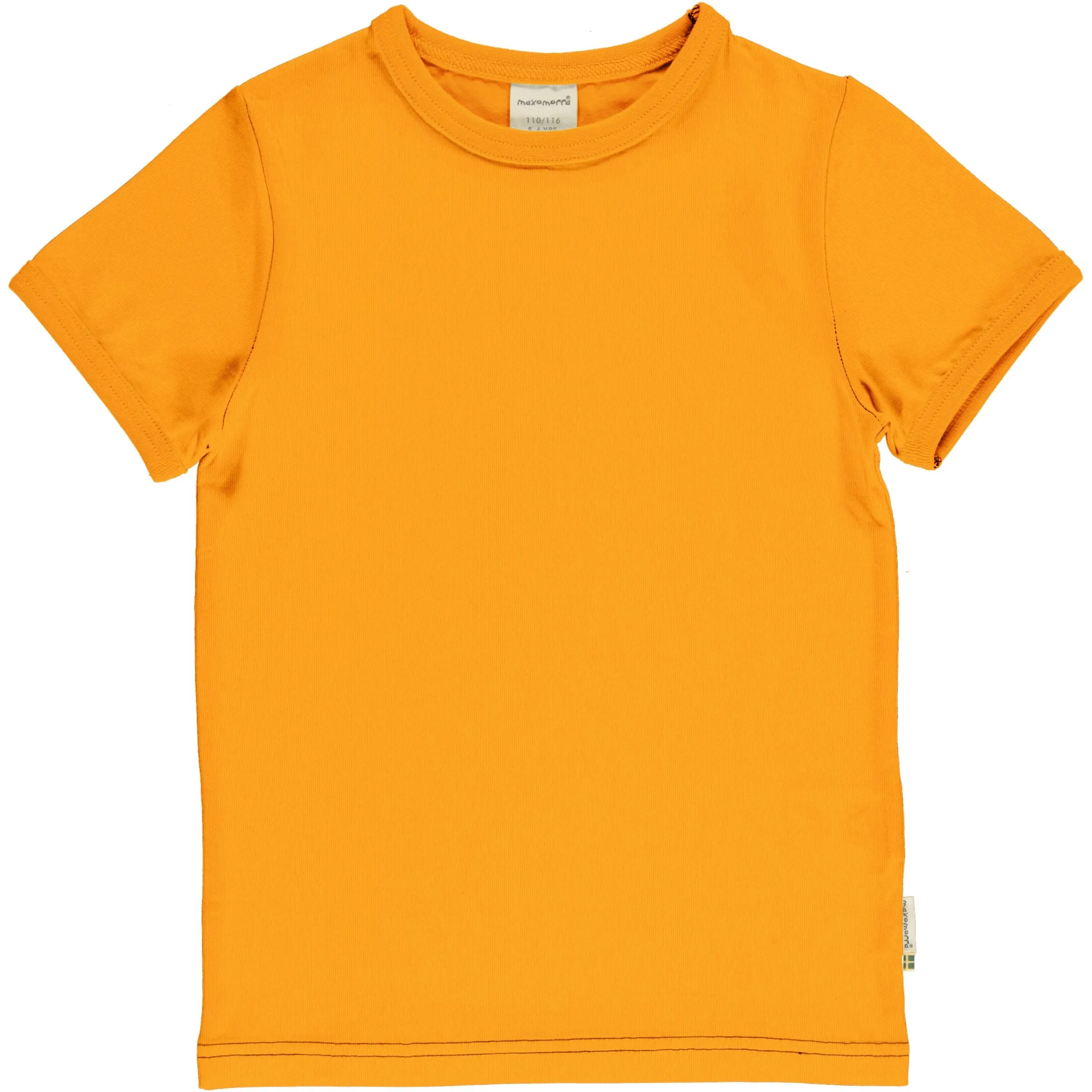 Maxomorra - SS Tee - Classics Solid - Tangerine **LAST ONE 86/92cm