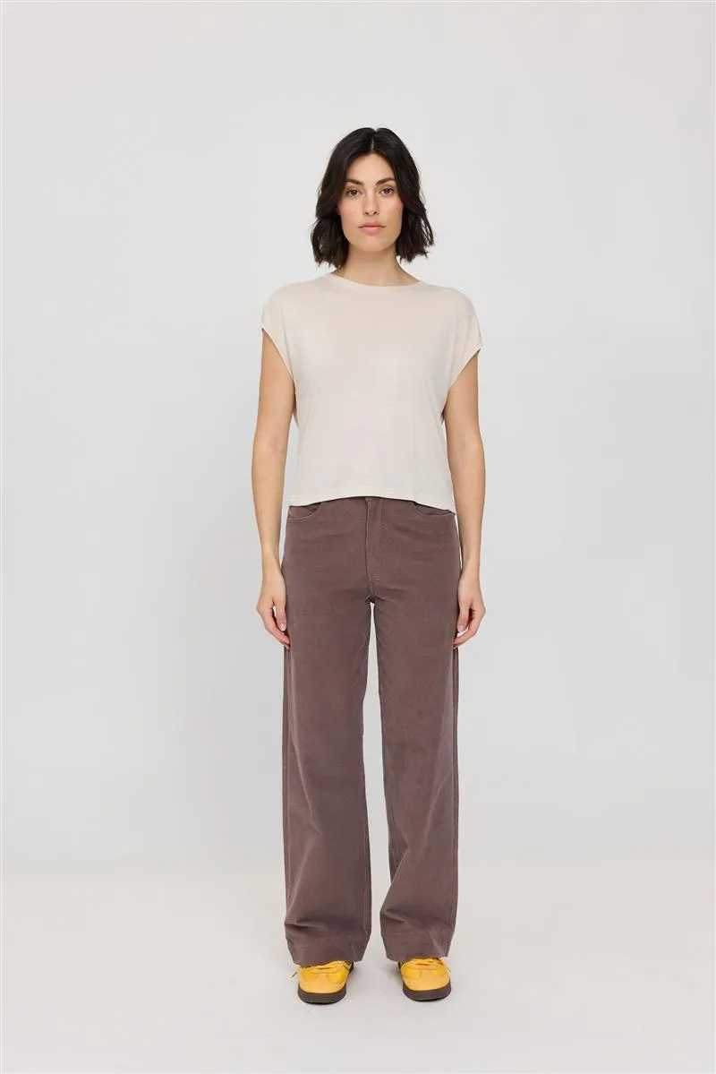 MAZINE Cropped T Loose Fit  moon