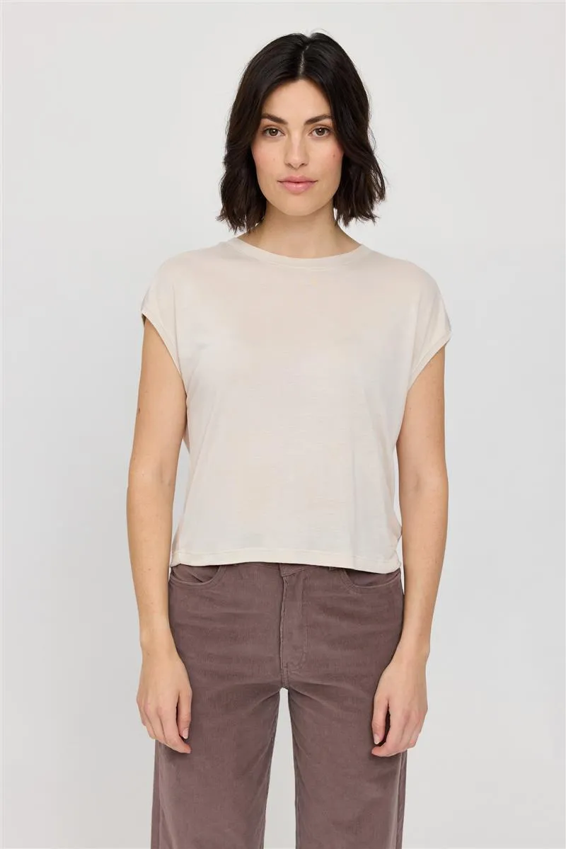 MAZINE Cropped T Loose Fit  moon