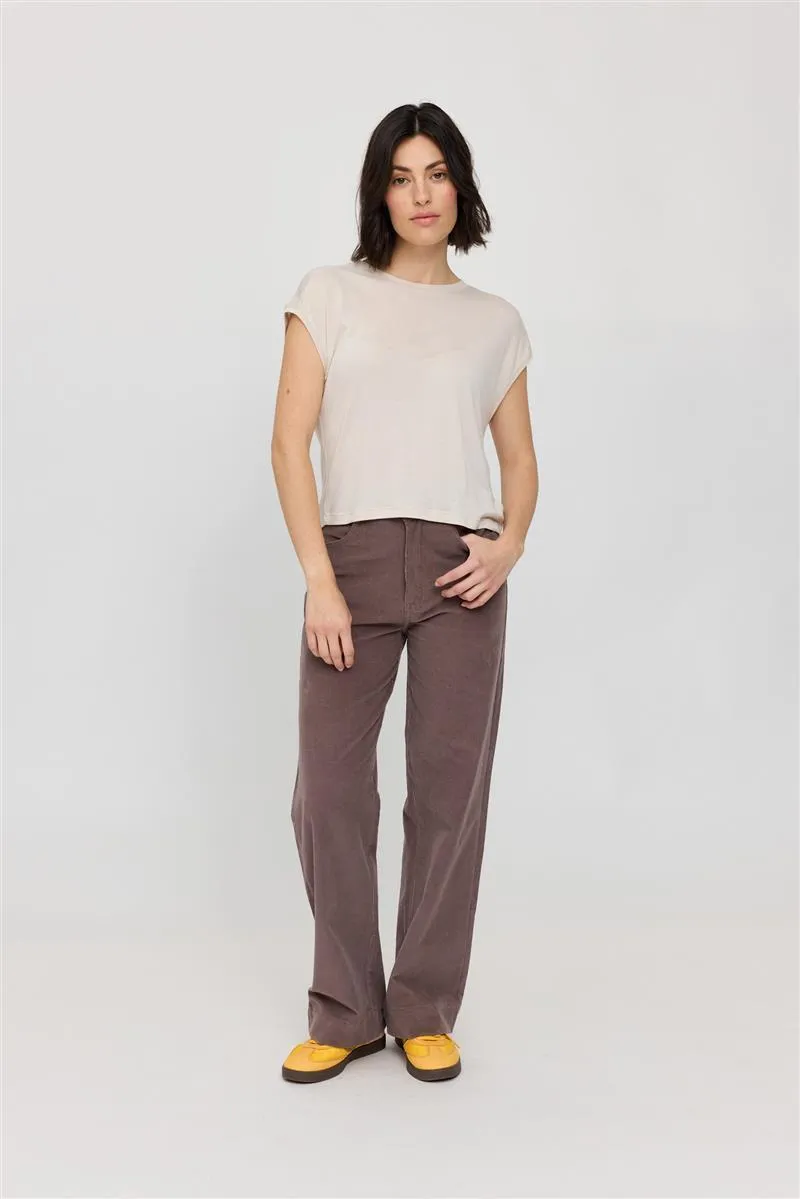 MAZINE Cropped T Loose Fit  moon