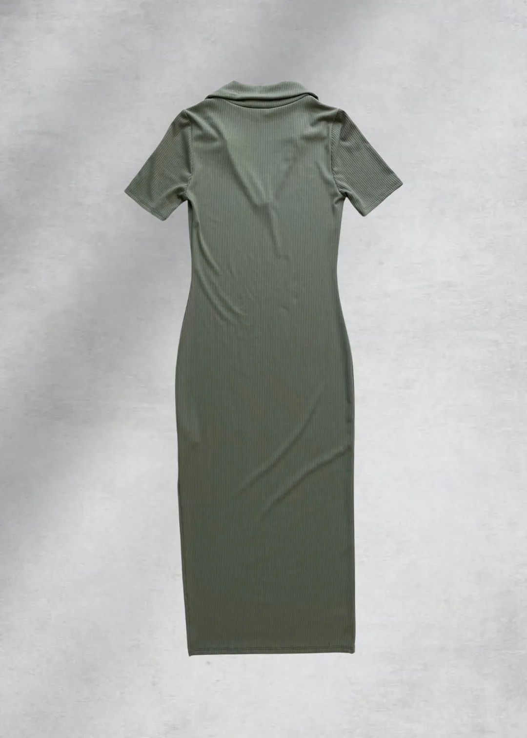 Meadow Polo Midi Dress - Sage