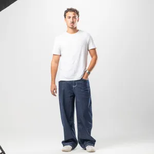 Men Baggy Jeans - Raw Denim