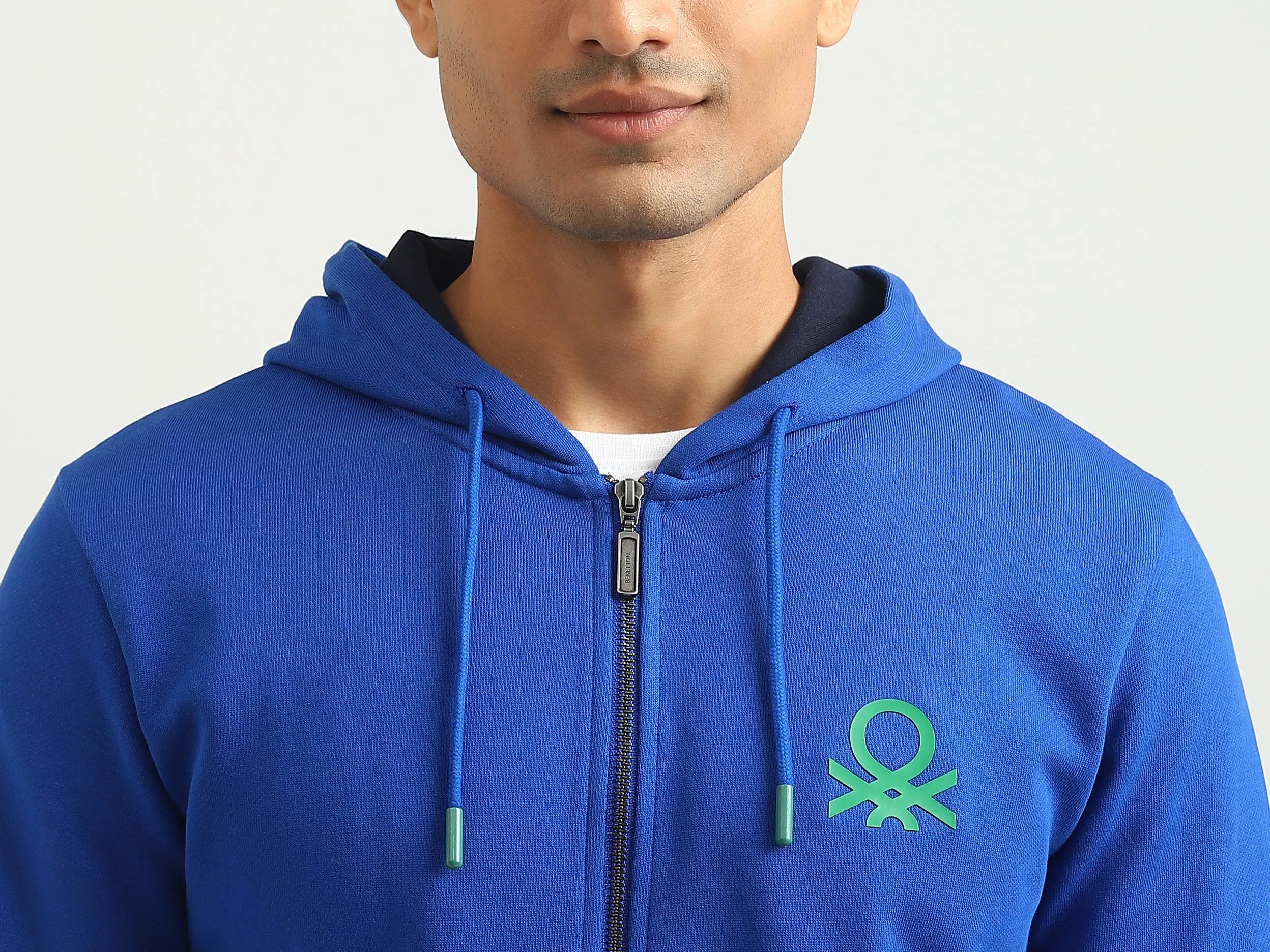 Men Brand Logo Hooded Sweatshirt