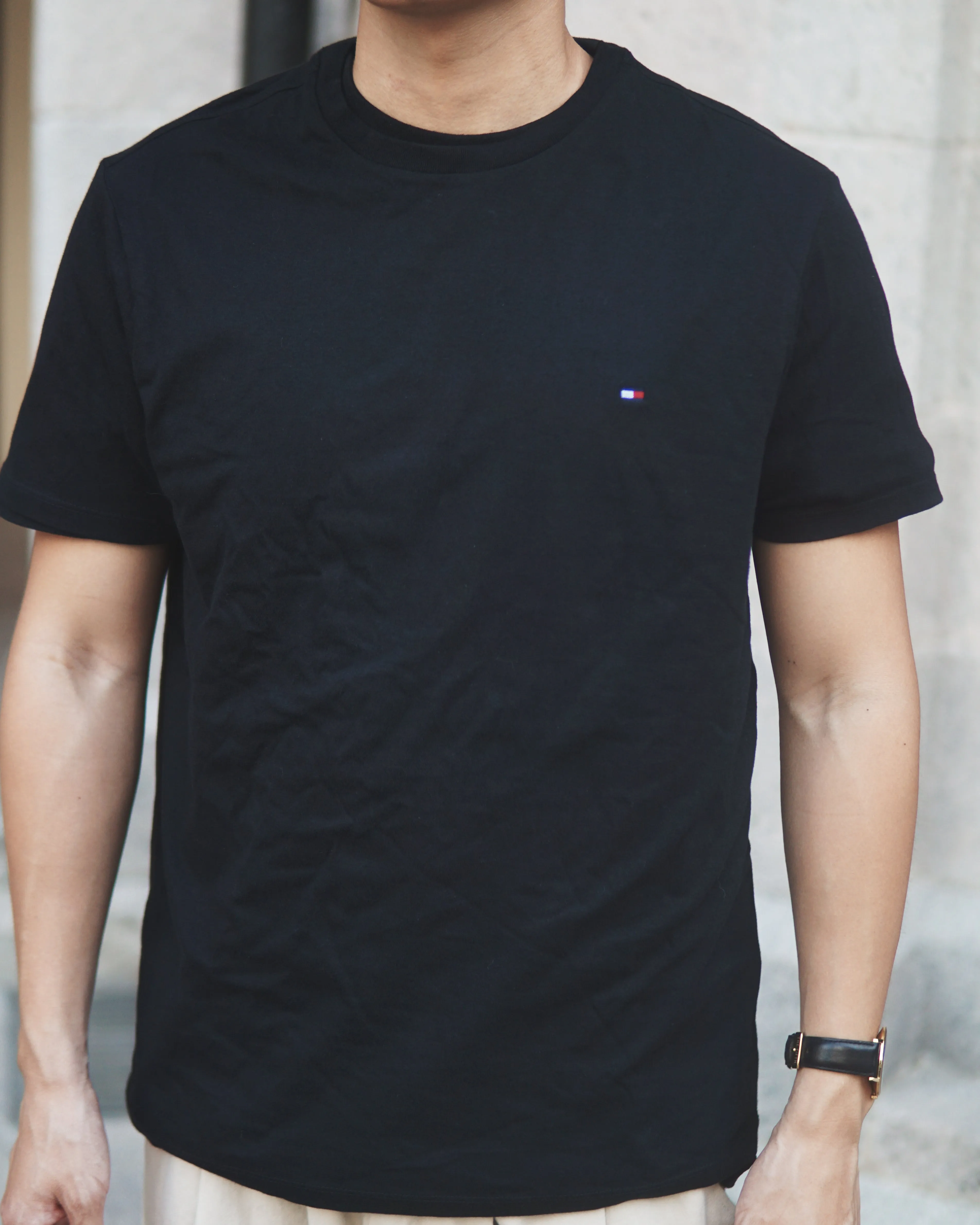 Men Cotton Crewneck Tee