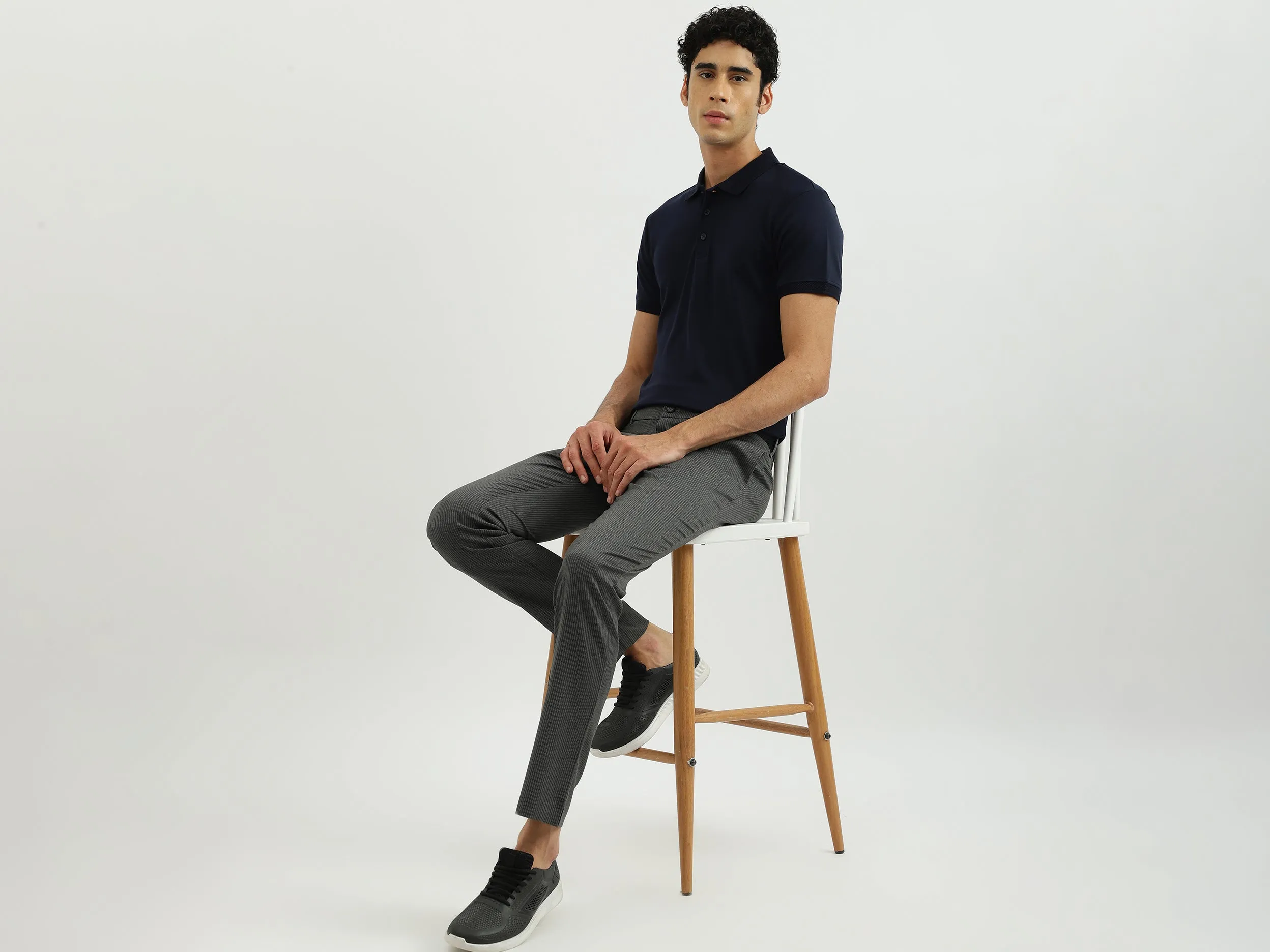Men Solid Polo Neck Polo T-Shirt