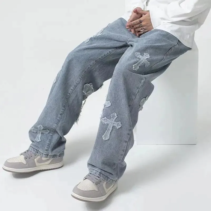 Men Streetwear Baggy Jeans
