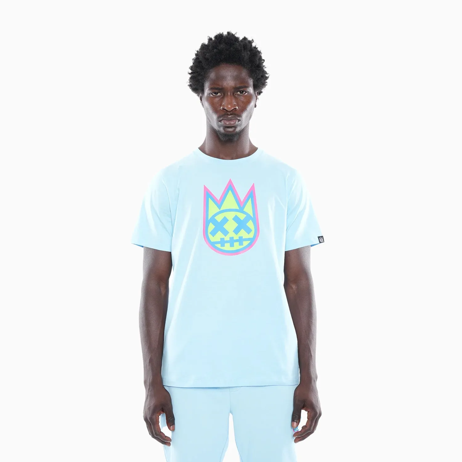 Men's 3D Clean Shimuchan Logo Crew Neck T-Shirt