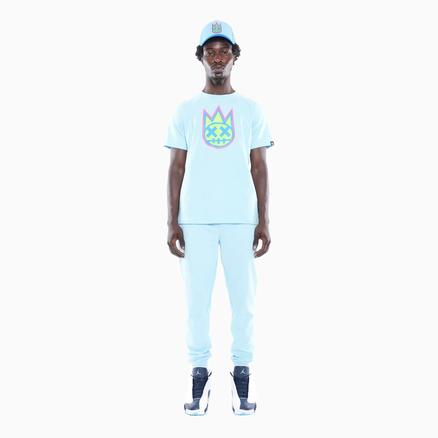 Men's 3D Clean Shimuchan Logo Crew Neck T-Shirt