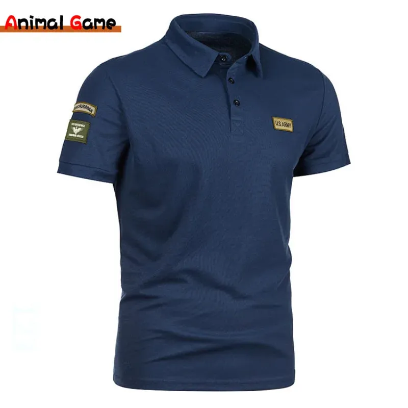 Men's 5XL Solid Color Casual Polo Shirts - Short Sleeve Streetwear
