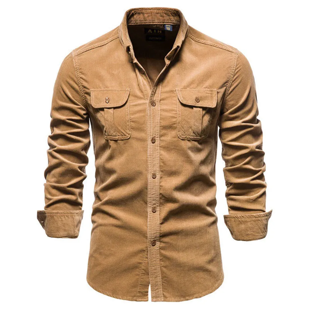 Men's Corduroy Shirt – Stylish, Soft & Versatile Casual Wear