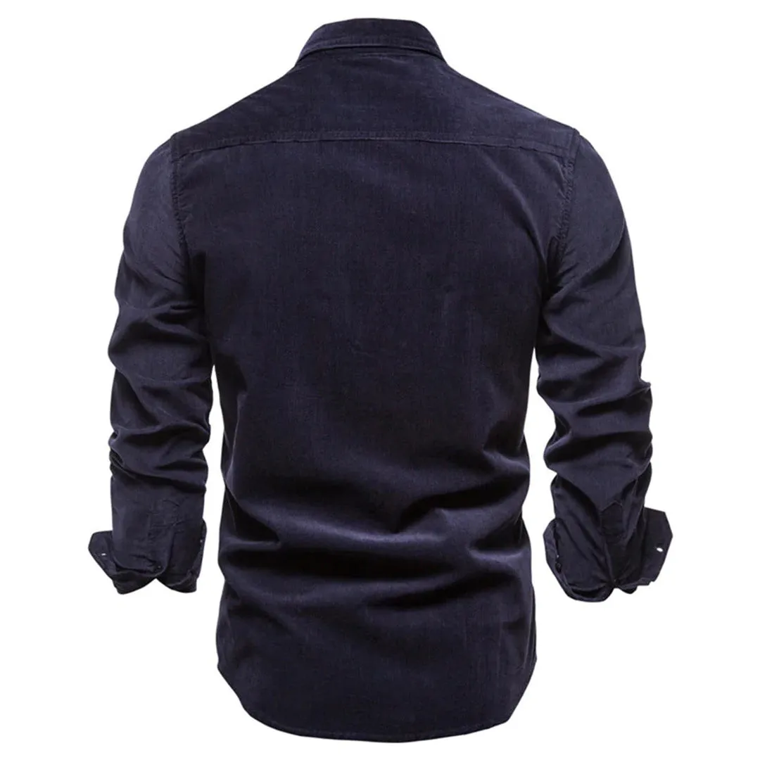 Men's Corduroy Shirt – Stylish, Soft & Versatile Casual Wear