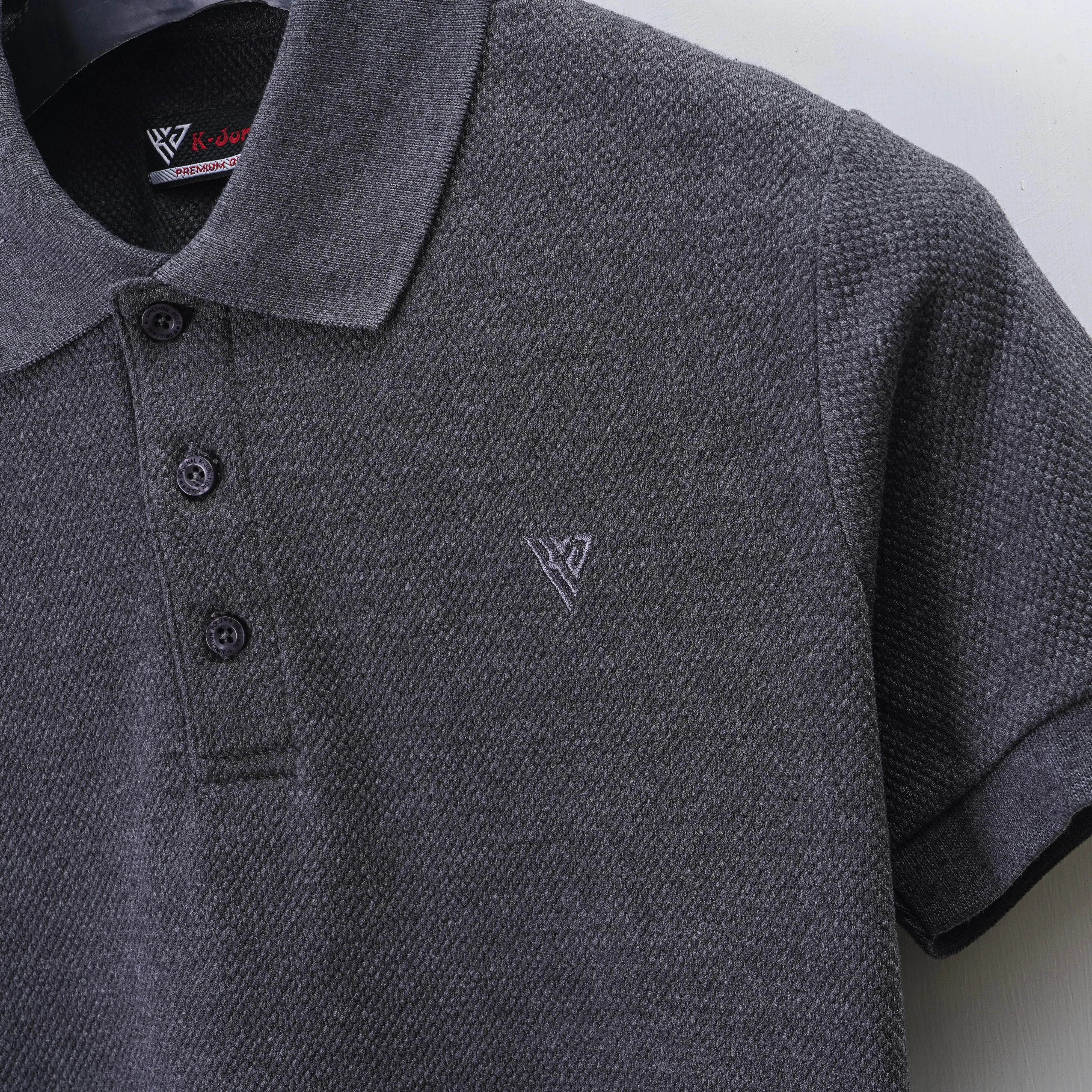 Men's Popcorn Half Sleeve Polo