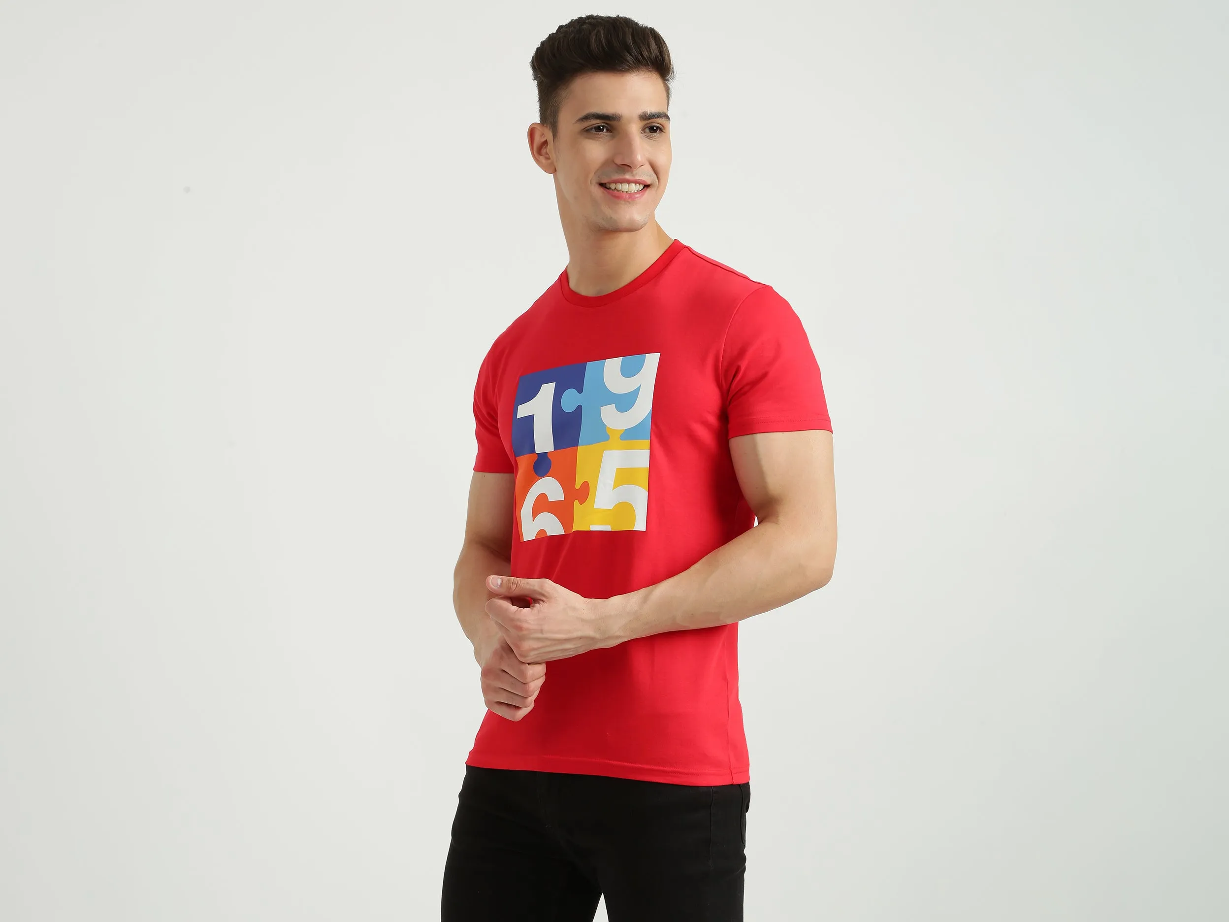Mens Short Sleeve Printed T-Shirt