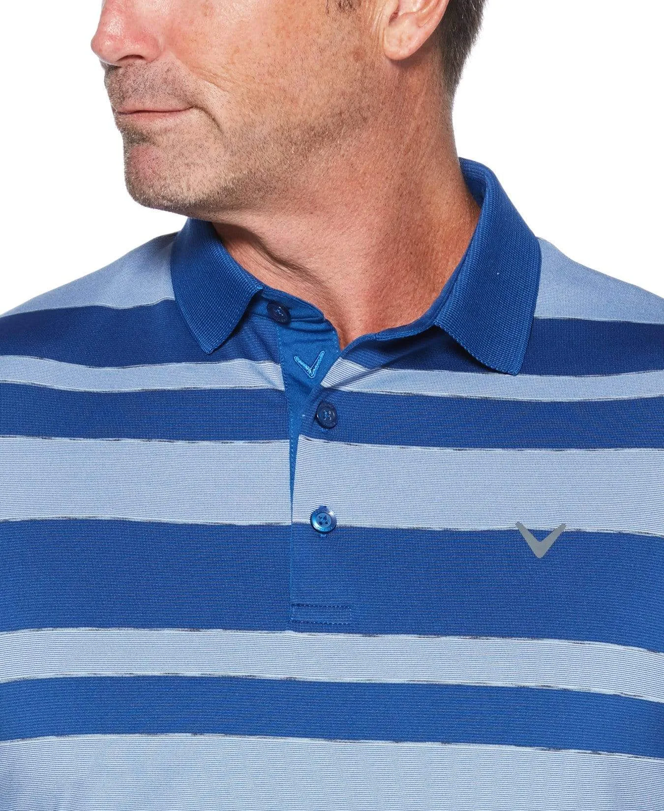 Mens Stripe Polo