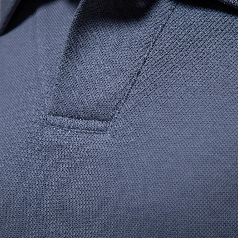 Men’s Stylish Long Sleeve Polo Top