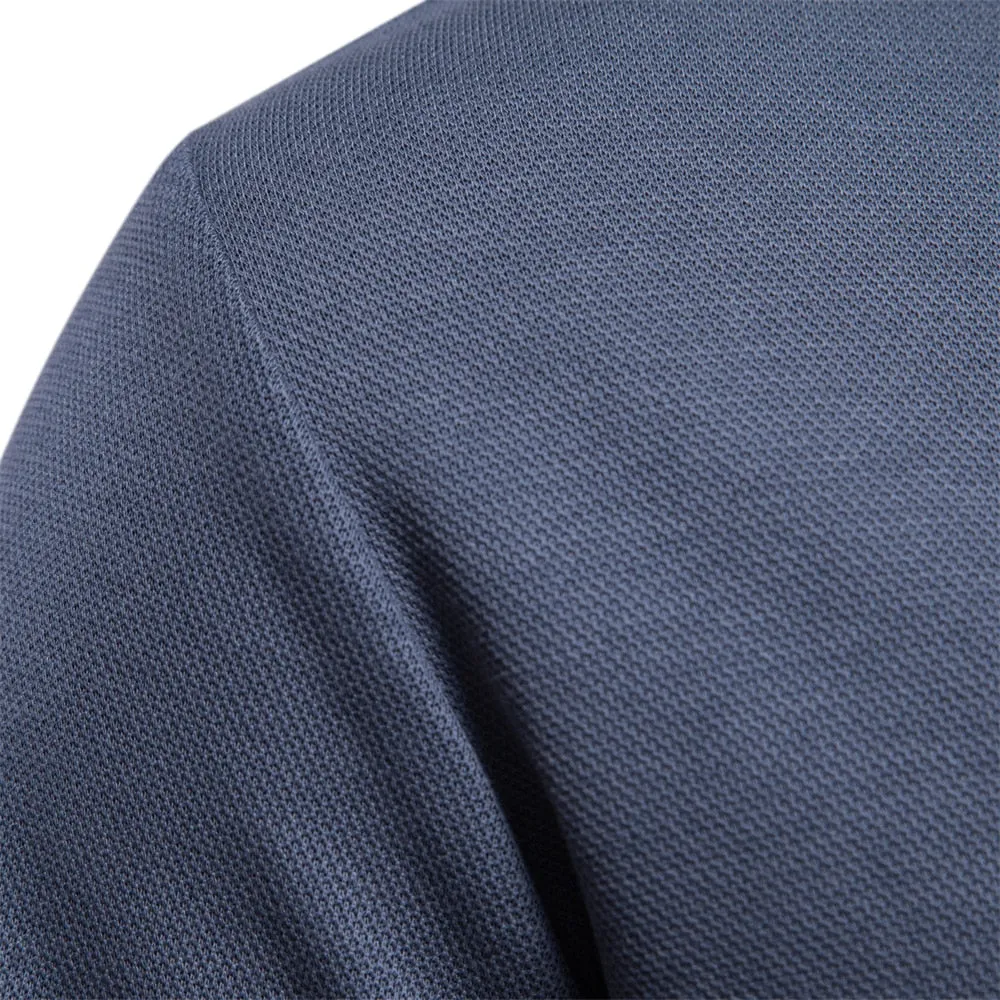 Men’s Stylish Long Sleeve Polo Top