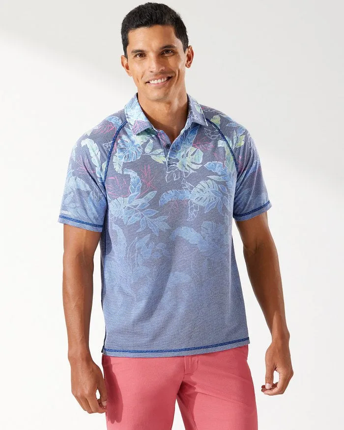 Men's Tommy Bahama | Boardwalk Fade IslandZone® Polo | Dark Blue Muse