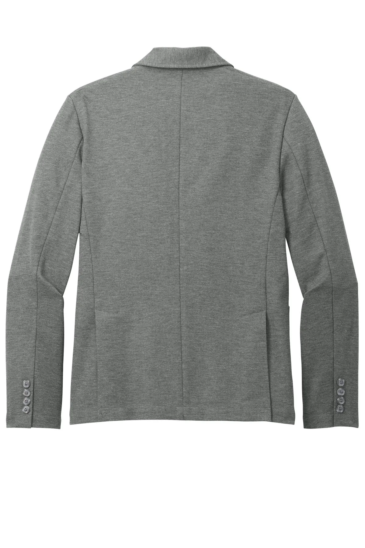 Mercer Mettle Relaxed Knit Blazer MM3030 Storm Grey Heather