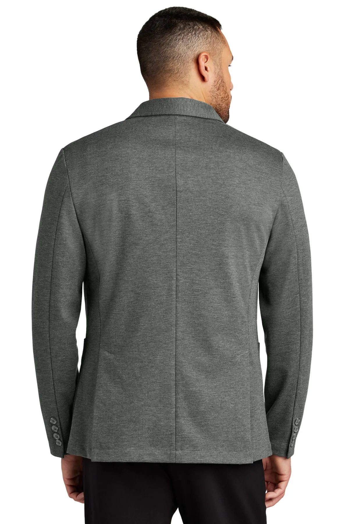 Mercer Mettle Relaxed Knit Blazer MM3030 Storm Grey Heather