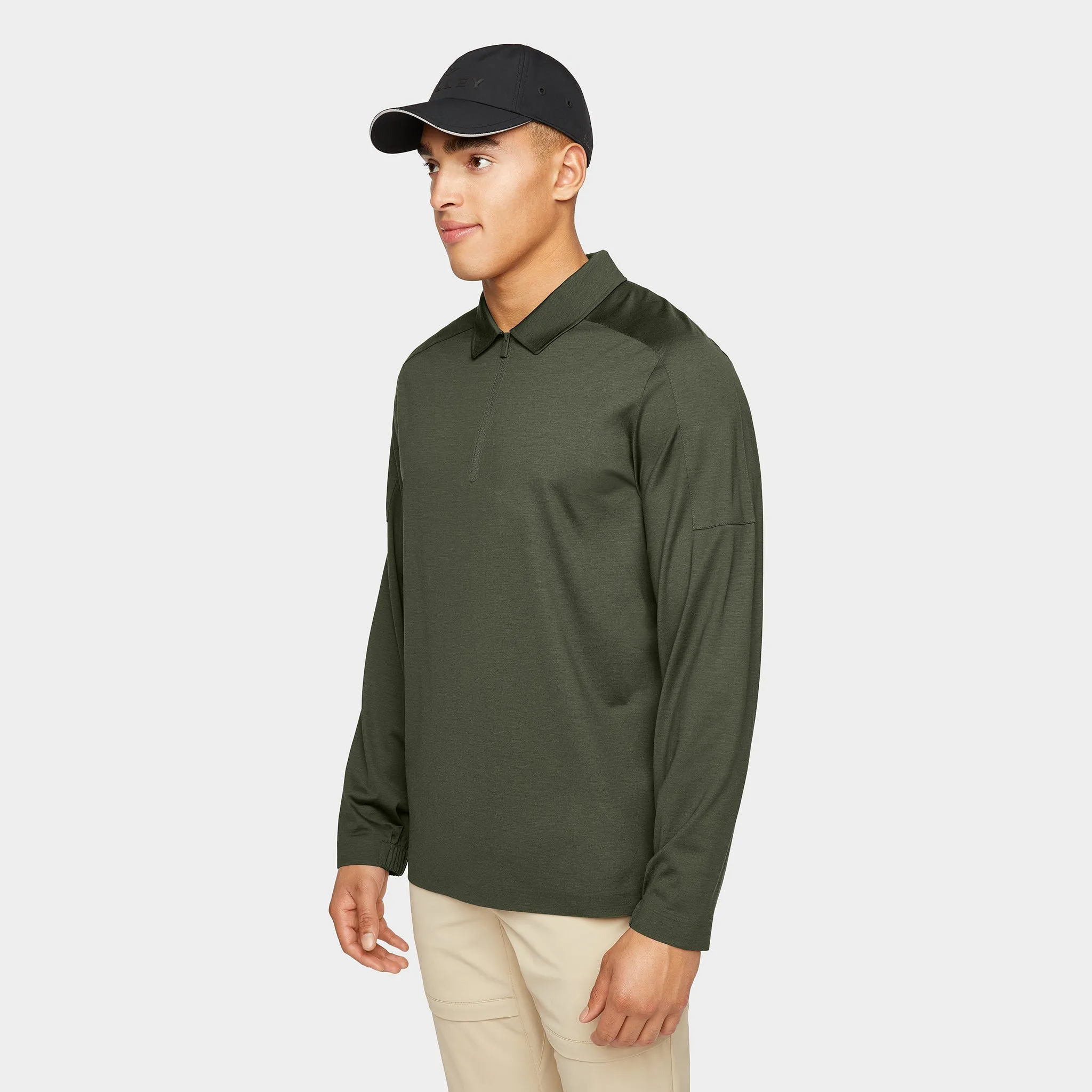 Merino LS Zip Polo