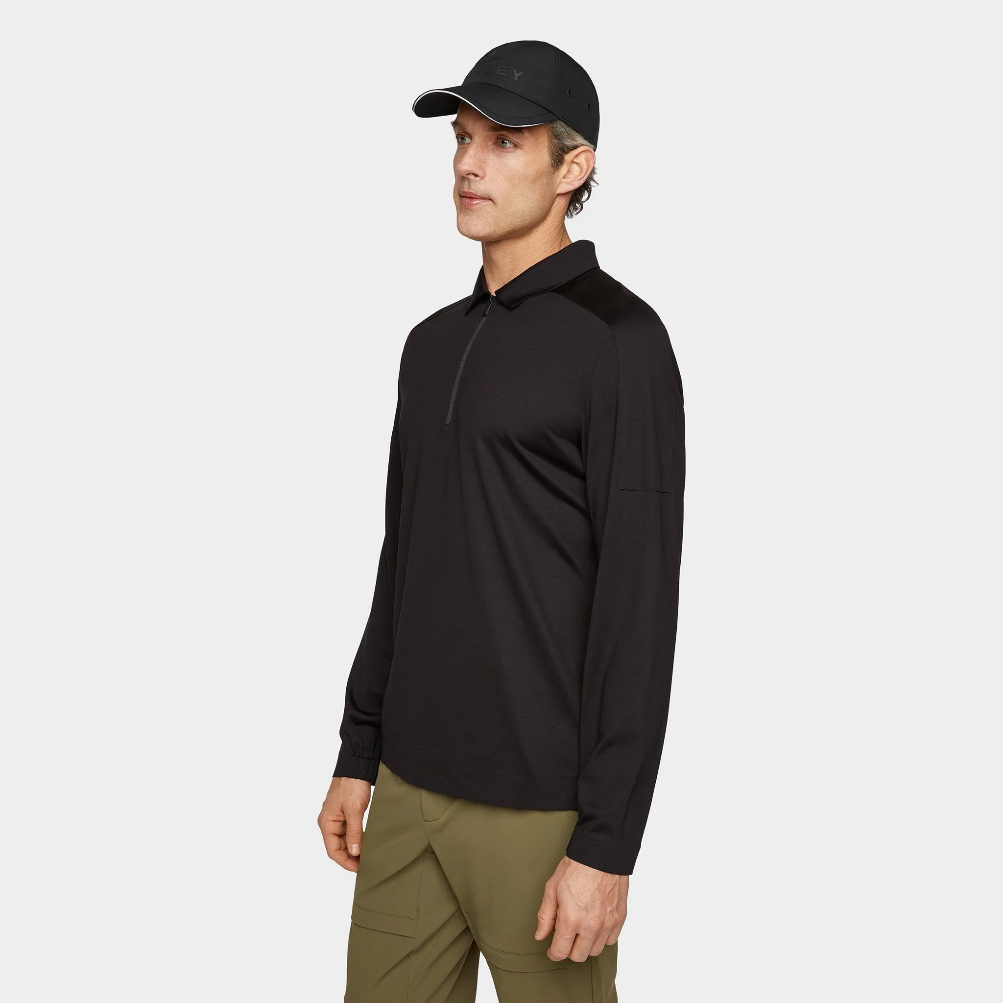 Merino LS Zip Polo