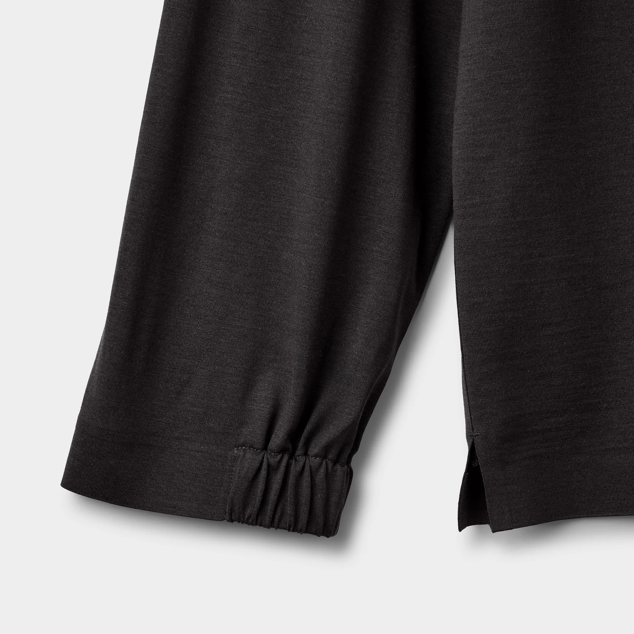 Merino LS Zip Polo