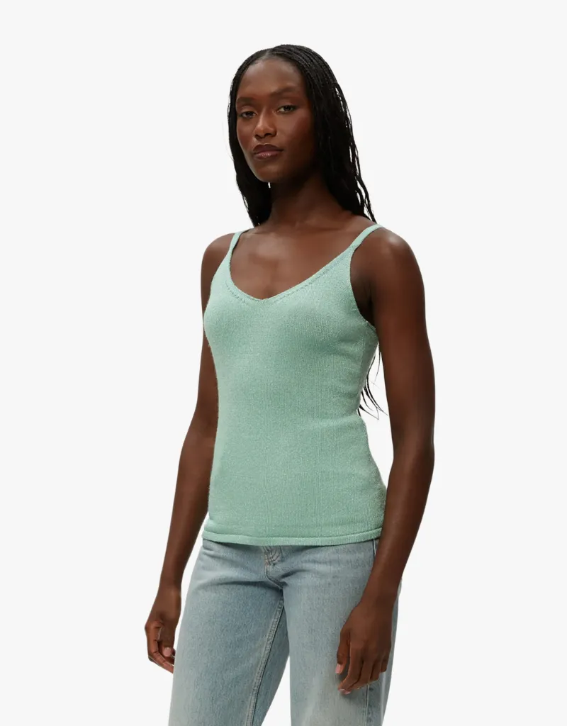 Michael Stars Nomi Sweater Camisole in Sea Foam