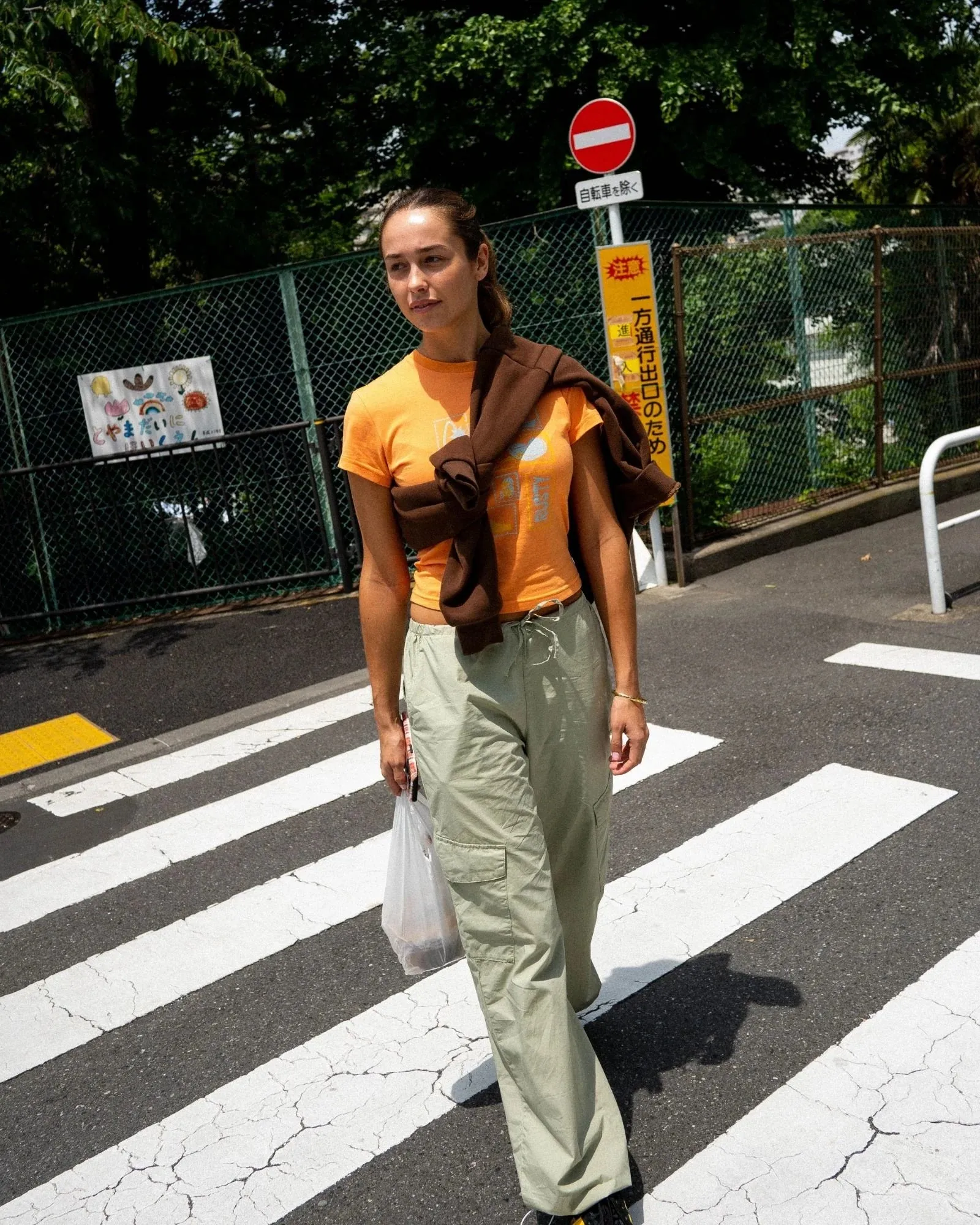 Milly Cargo Pant - Faded Pistachio