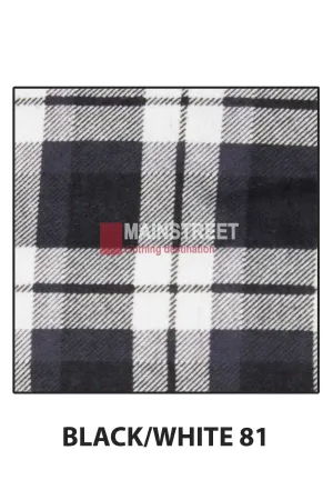 Milton Open Front Flannelette Shirt - 3XL-4XL