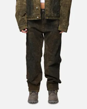 MNML V712 SL3 Suede Pants Olive/Black