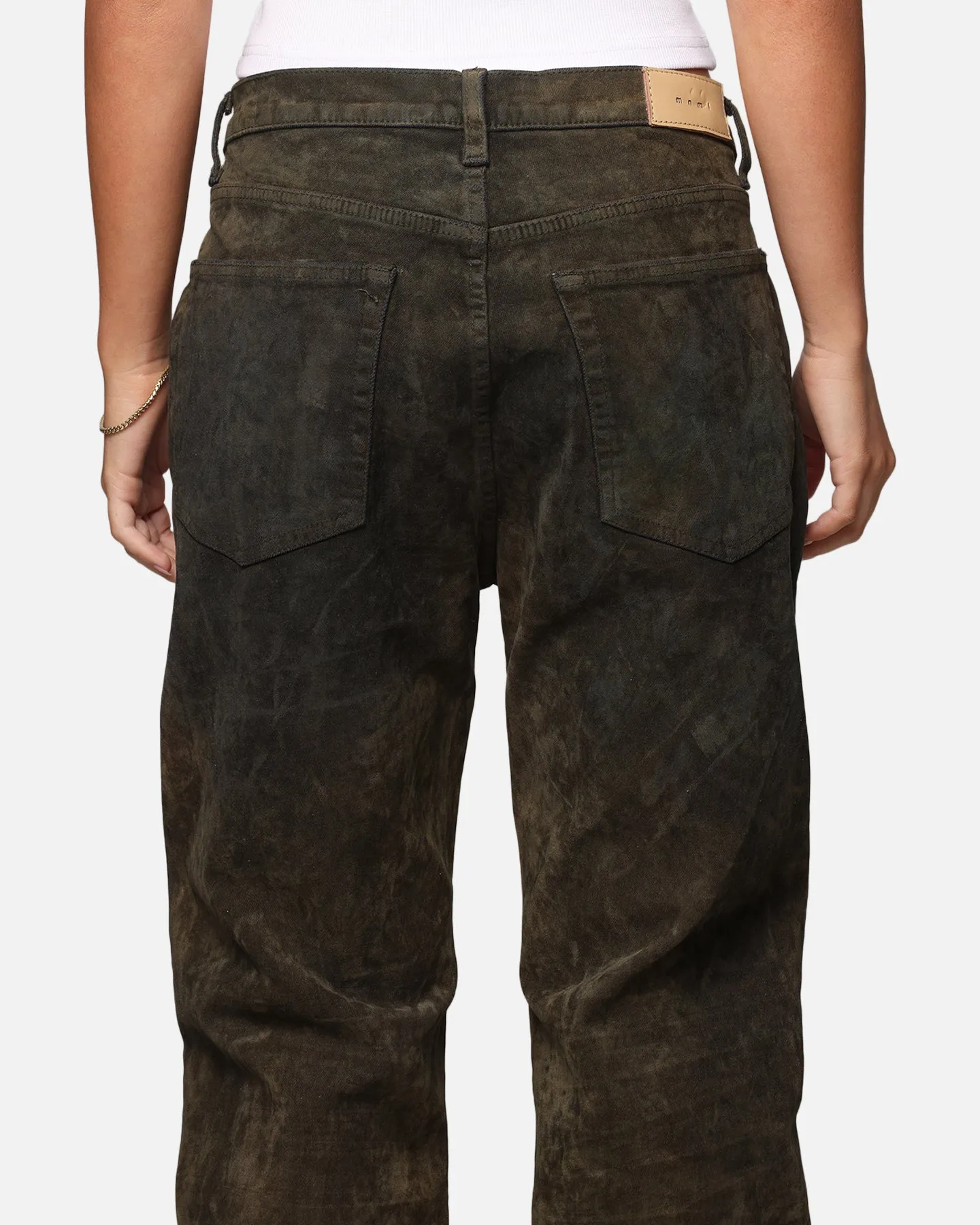 MNML V712 SL3 Suede Pants Olive/Black