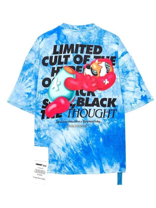 Mod Wave Movement Vanguard's Dog T-Shirt- Blue