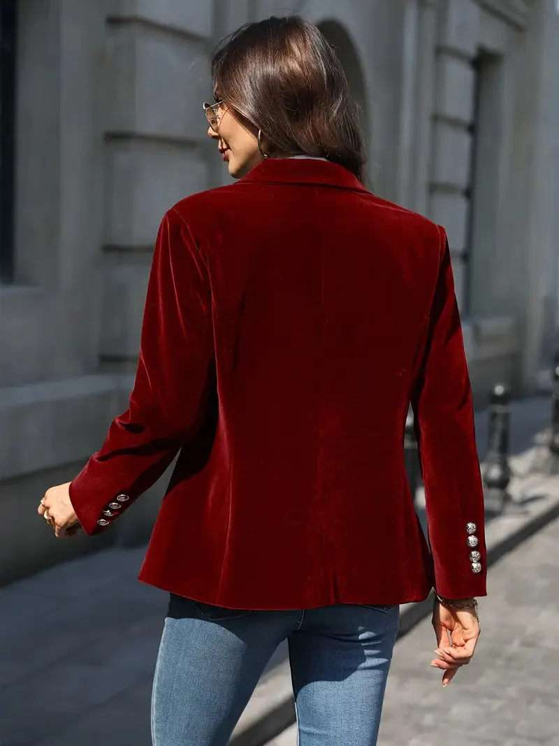 Morwenna | Elegant Velvet Blazer