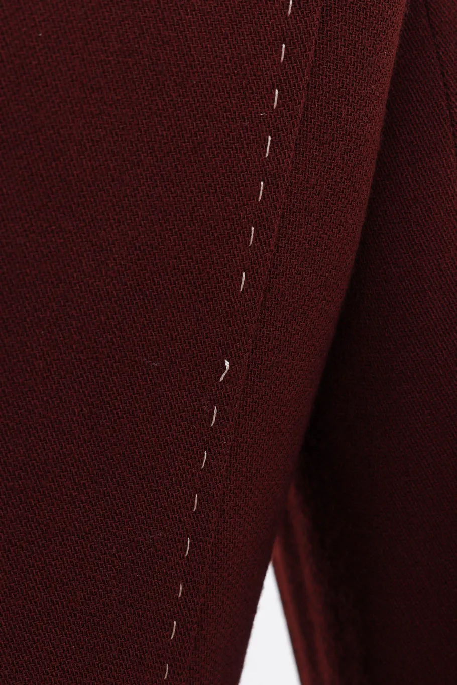 Mulberry Stitch & Pleats Wool Skirt Set