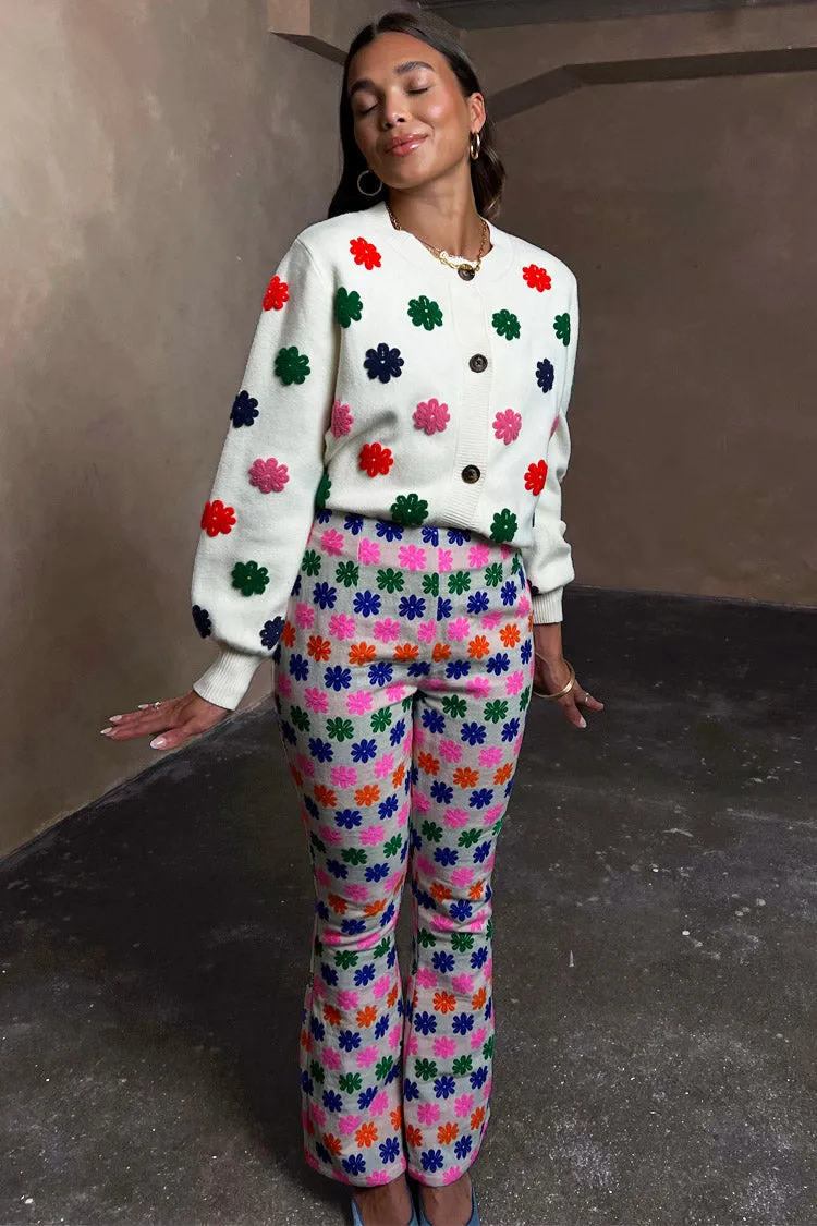 Multi Flower Cardi