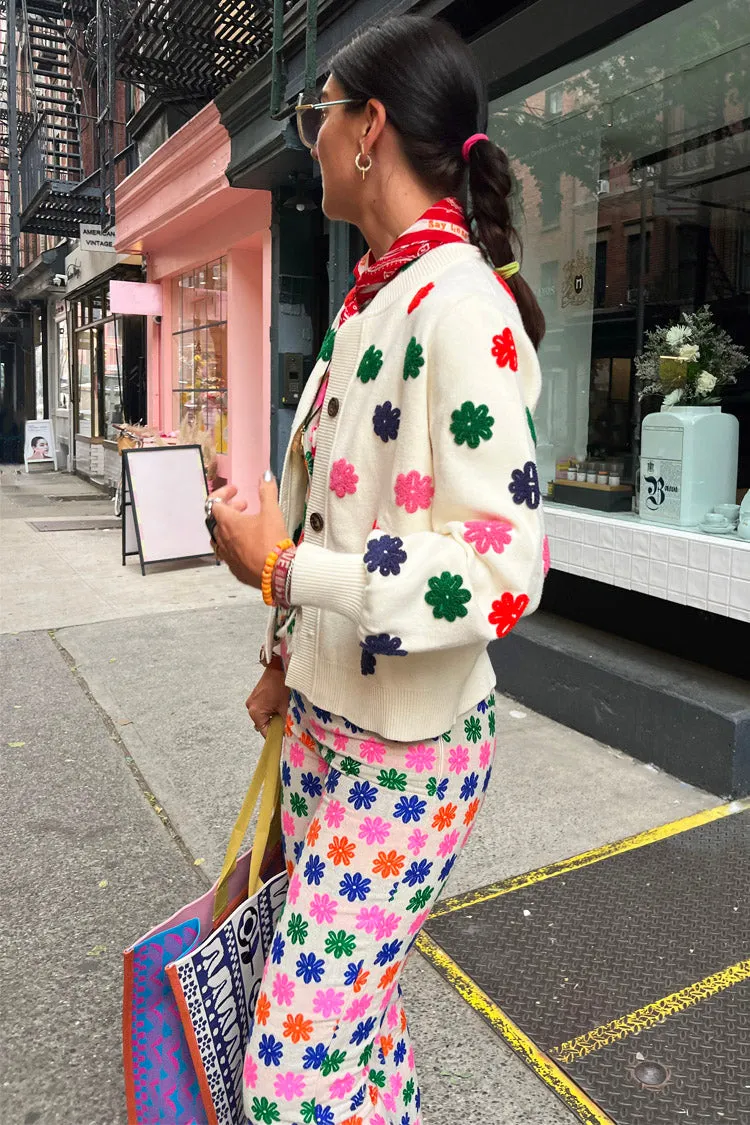 Multi Flower Cardi